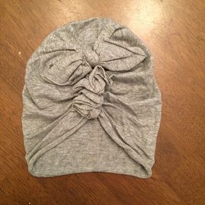 BluTaylor Vintage:HeatherGrey Baby Turban / Hat